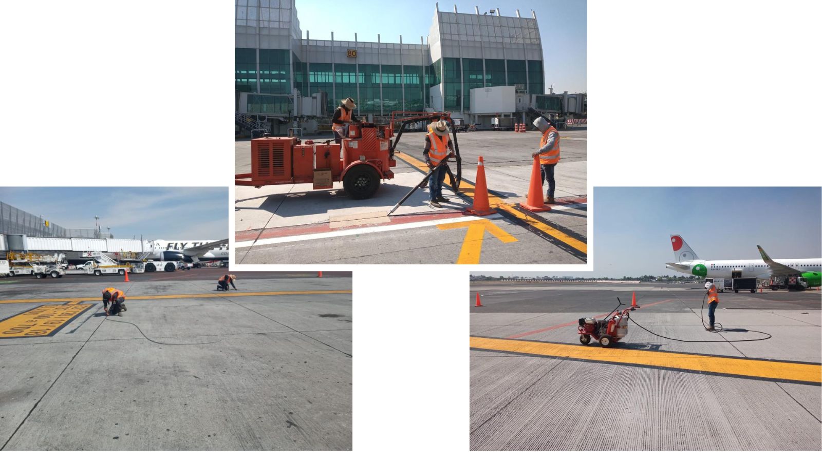Mantenimiento en &aacute;reas operacionales de aeropuertos