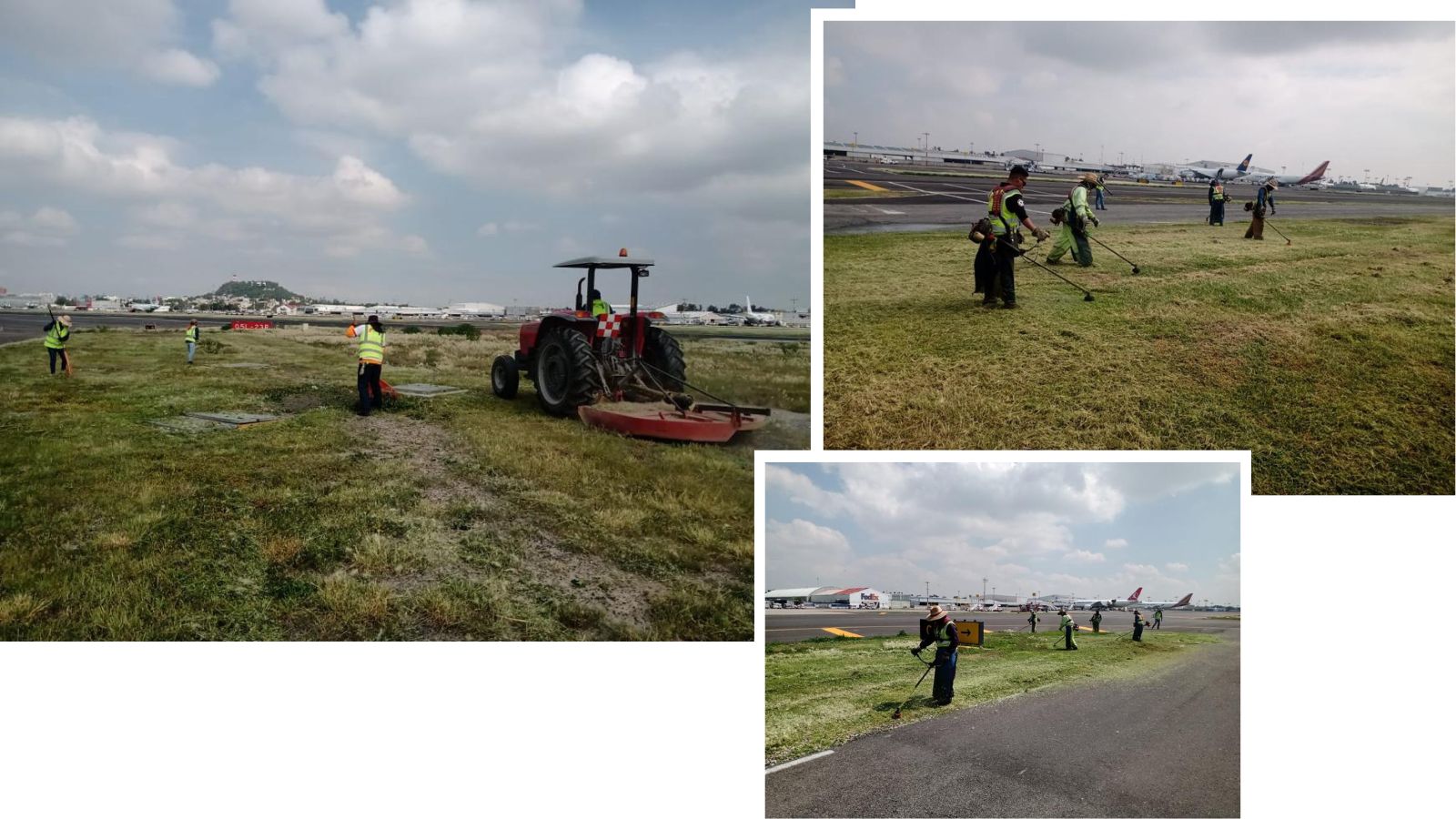 Mantenimiento en &aacute;reas operacionales de aeropuertos